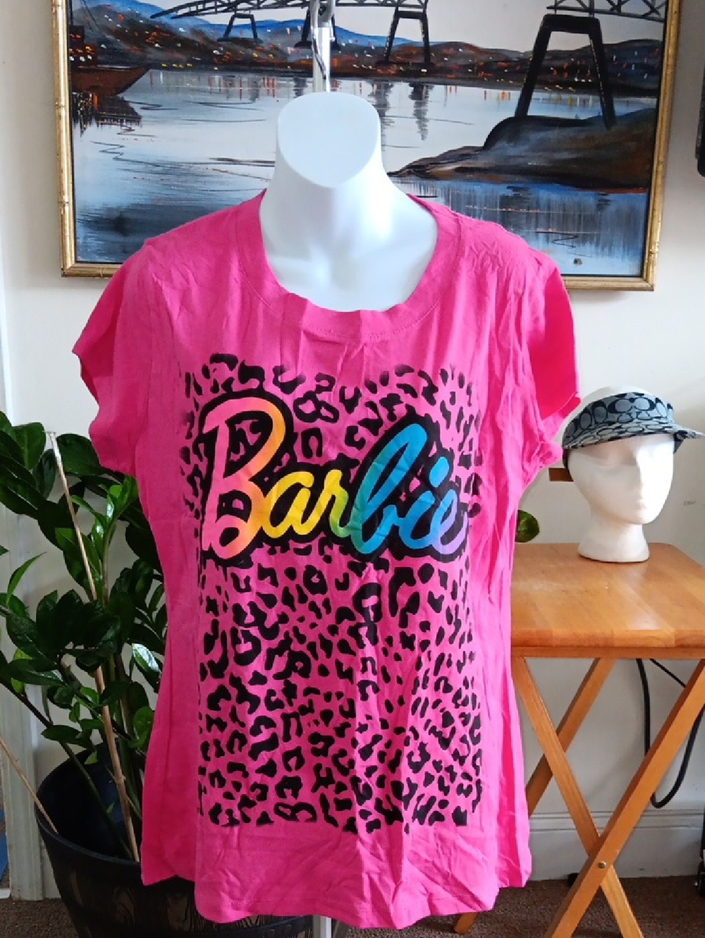 Barbie Cheetha Graphic Tee New With Tag XXL